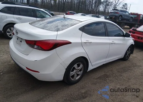 2014 Hyundai Elantra Se z USA, uszkodzony, nr VIN 5NPDH4AE7EH456258